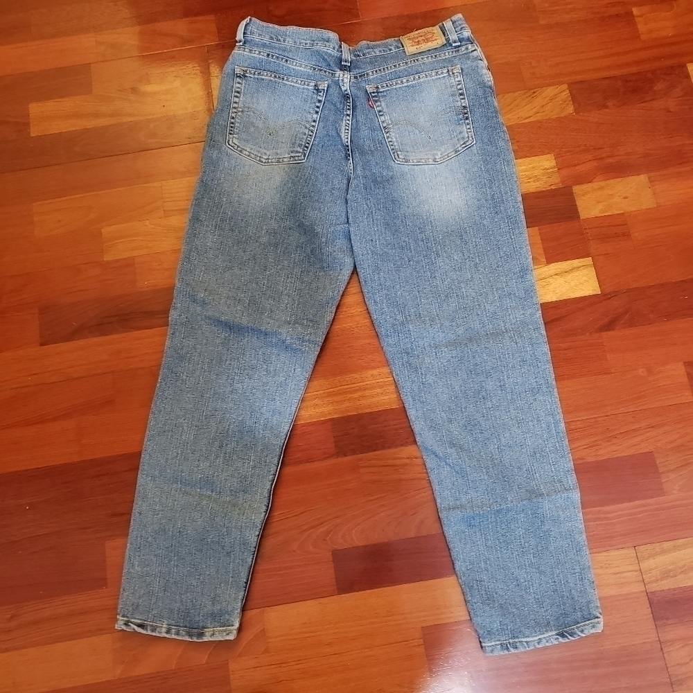 LEVI'S 512 Classic Slim Fit Tapered Leg 14M 33x28 VGUC 2004 early Y2K - Picture 2 of 11